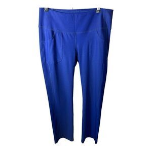 JOFIT Women's Stretch Athletic/Golf Leggings/Pants Blue Size Medium